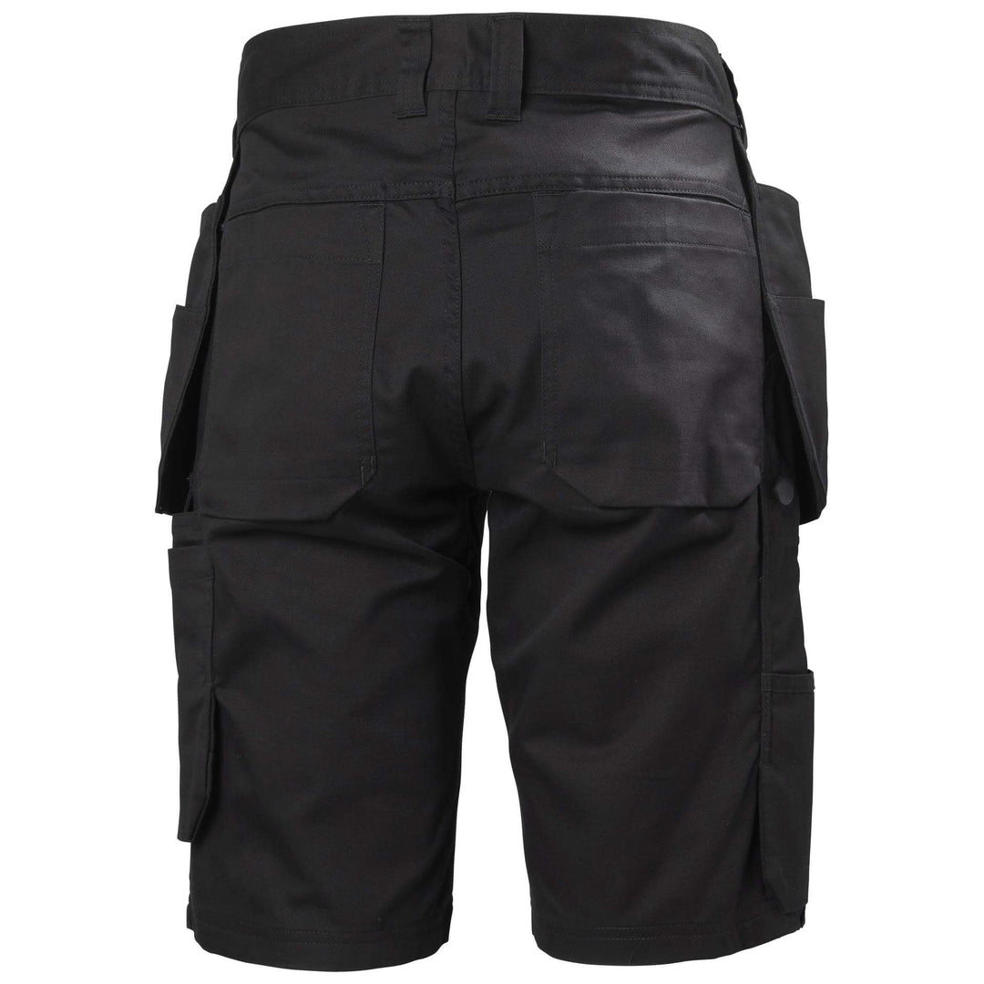 Helly Hansen Manchester Stretch Construction Shorts Black 2 Rear #colour_black