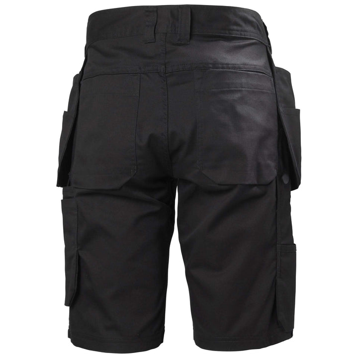 Helly Hansen Manchester Stretch Construction Shorts Black 2 Rear #colour_black