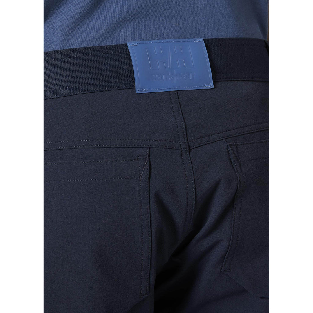 Helly Hansen Oxford 4X Lightweight 4-Way-Stretch Cargo Shorts Navy/Ebony Feature 1#colour_navy-ebony