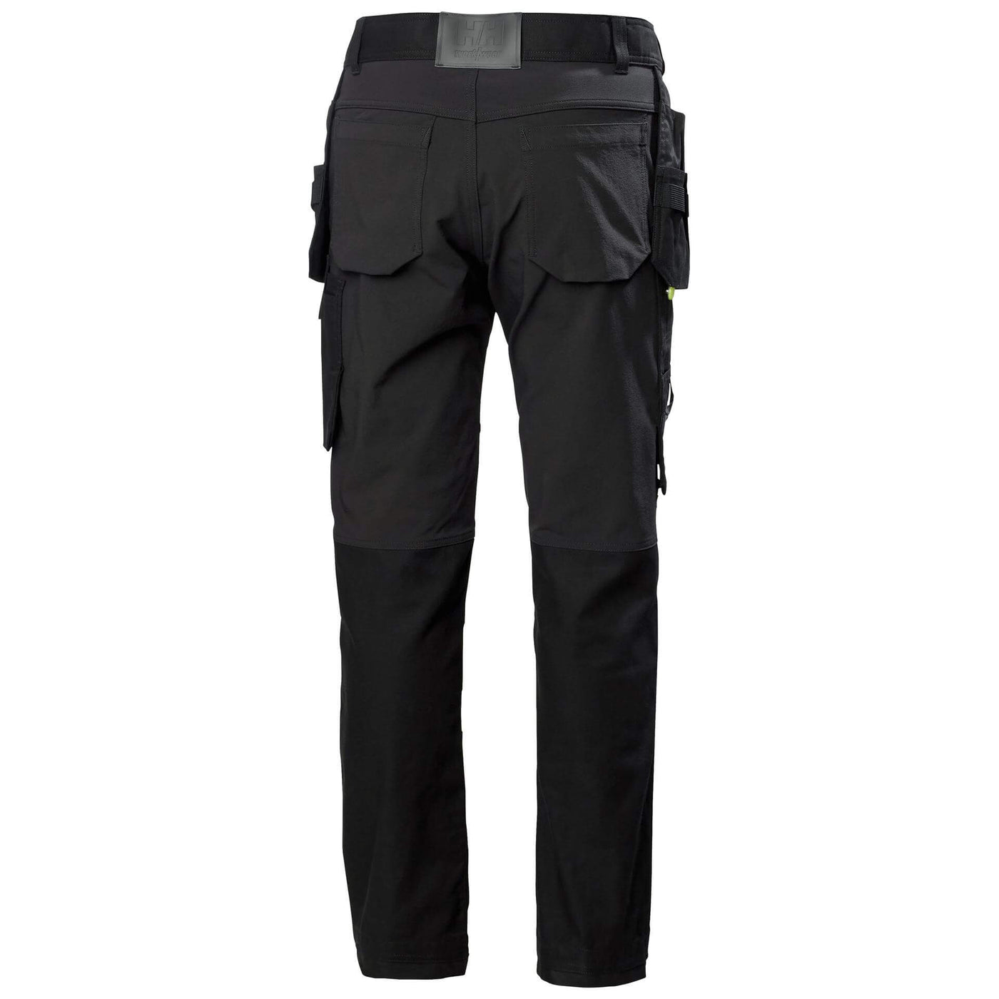 Helly Hansen Oxford 4X Stretch Construction Trousers Black 2 Rear #colour_black