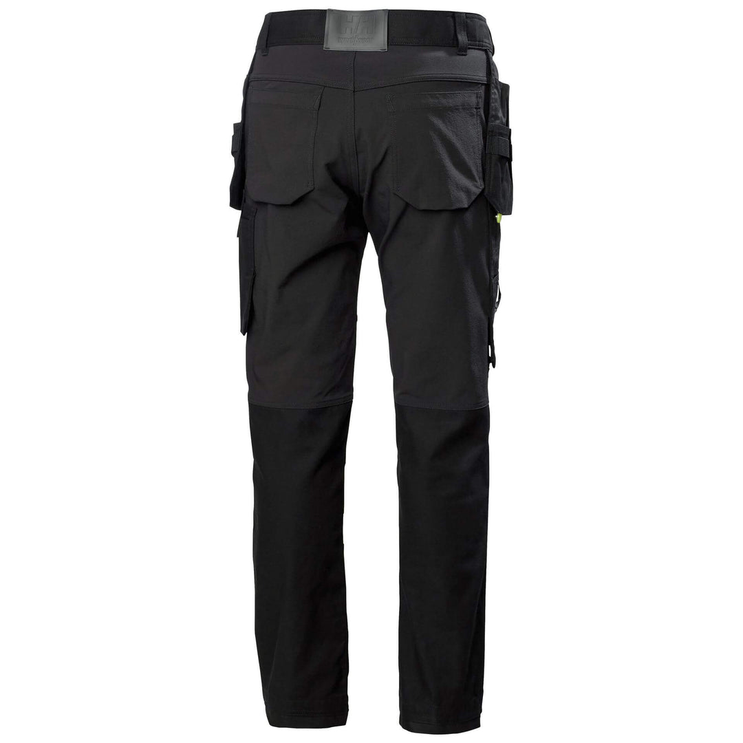 Helly Hansen Oxford 4X Stretch Construction Trousers Black 2 Rear 