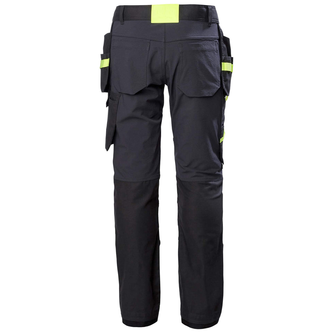 Helly Hansen Oxford 4X Stretch Construction Trousers Ebony/Black 2 Rear 