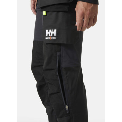 Helly Hansen Oxford 4X Stretch Construction Trousers Ebony/Black Feature 3#colour_ebony-black