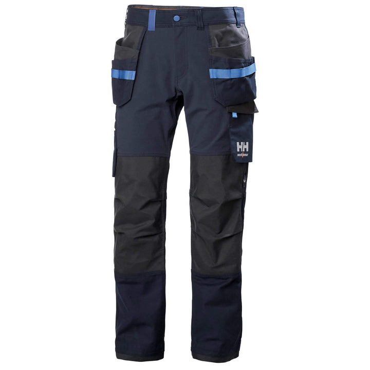 Helly Hansen Oxford 4X Stretch Construction Trousers Navy/Ebony 1 Front 