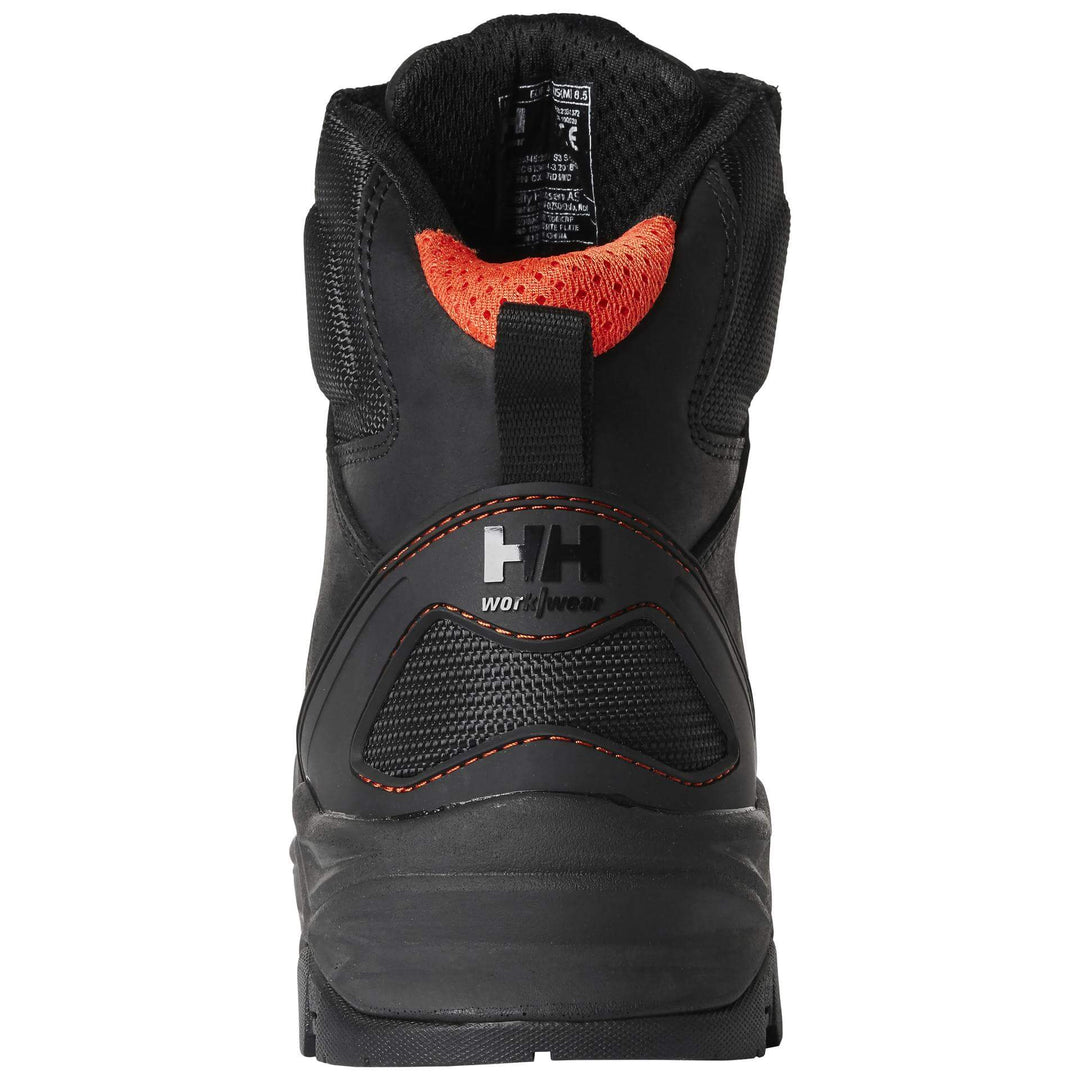 Helly Hansen Oxford Composite Toe Cap Safety Work Boots Black 4 Heel #colour_black