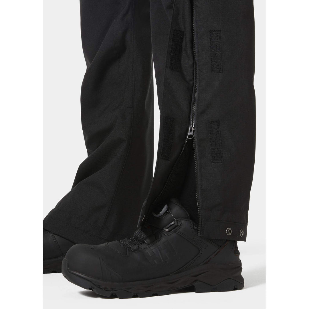 Helly Hansen Oxford Lightweight Waterproof Shell Pants Black Feature 3#colour_black