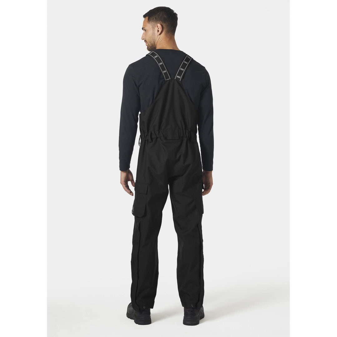 Helly Hansen Oxford Waterproof Shell Bib and Brace Pants Black OnBody 2