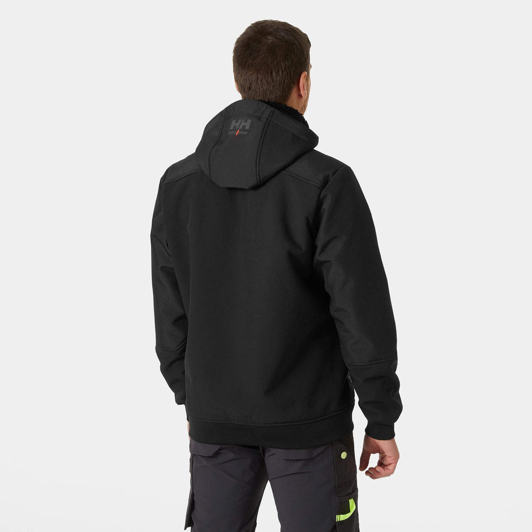 Helly Hansen Oxford Winter Softshell Jacket with Detachable Hood Black OnBody 2#colour_black