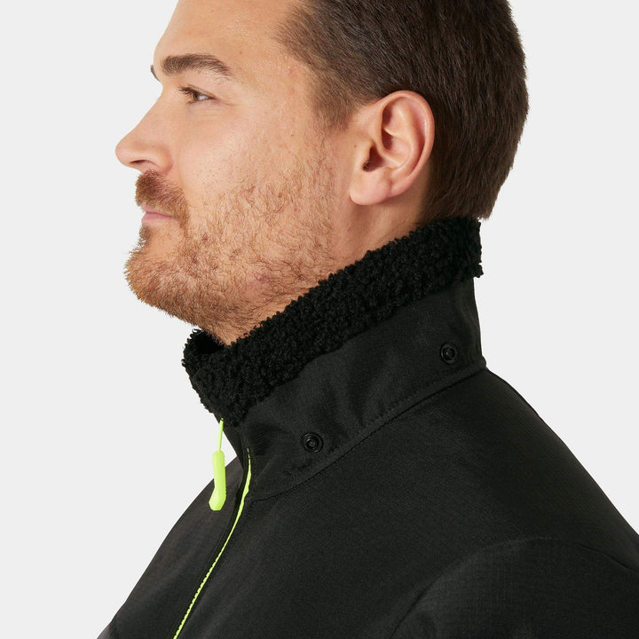 Helly Hansen Oxford Winter Softshell Jacket with Detachable Hood Black/Ebony Feature 3#colour_black-ebony
