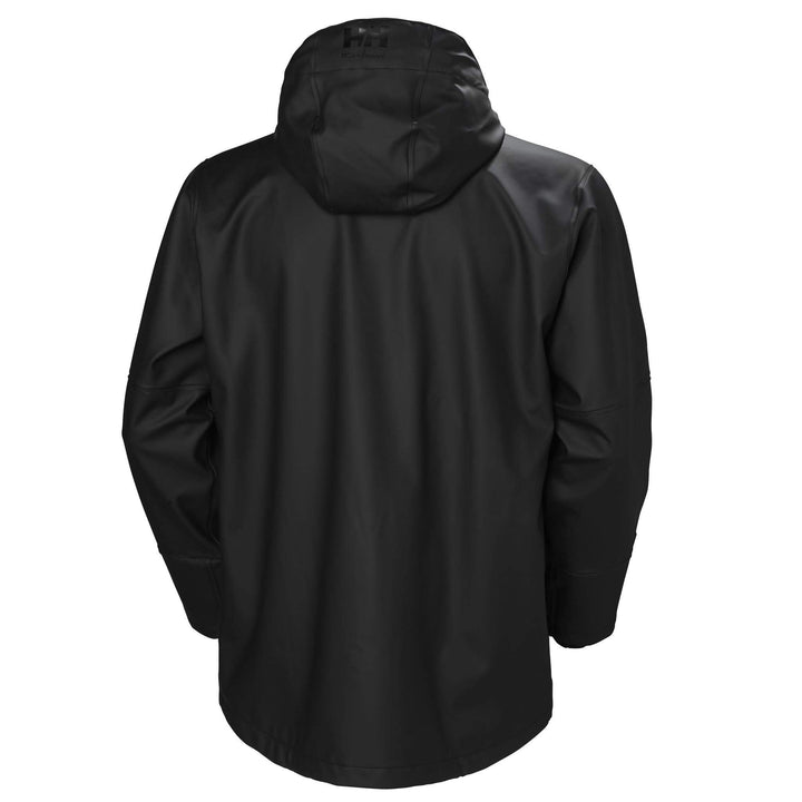 Helly Hansen Storm Rain Jacket Black Back#colour_black