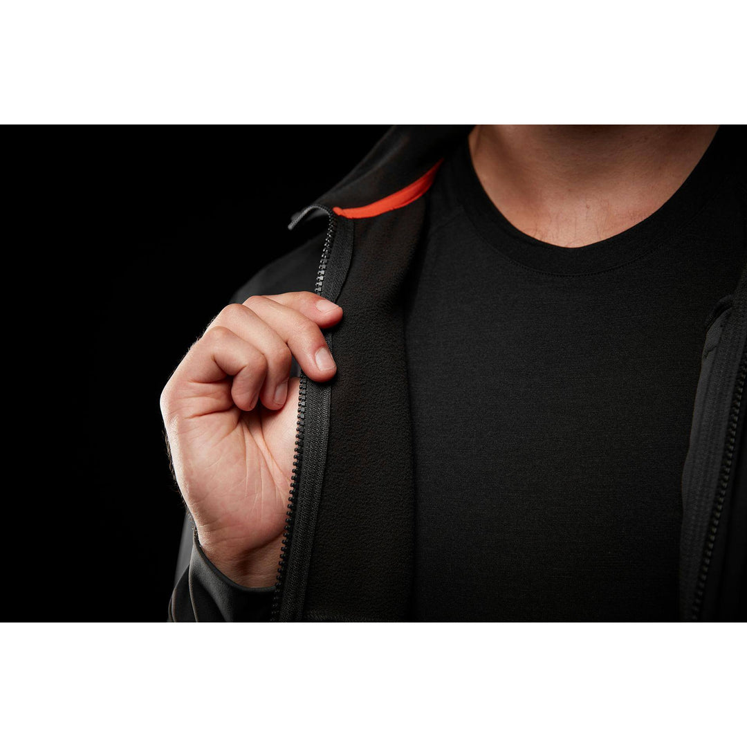 Helly Hansen Tech Midlayer Fleece Black Detail 1#colour_black