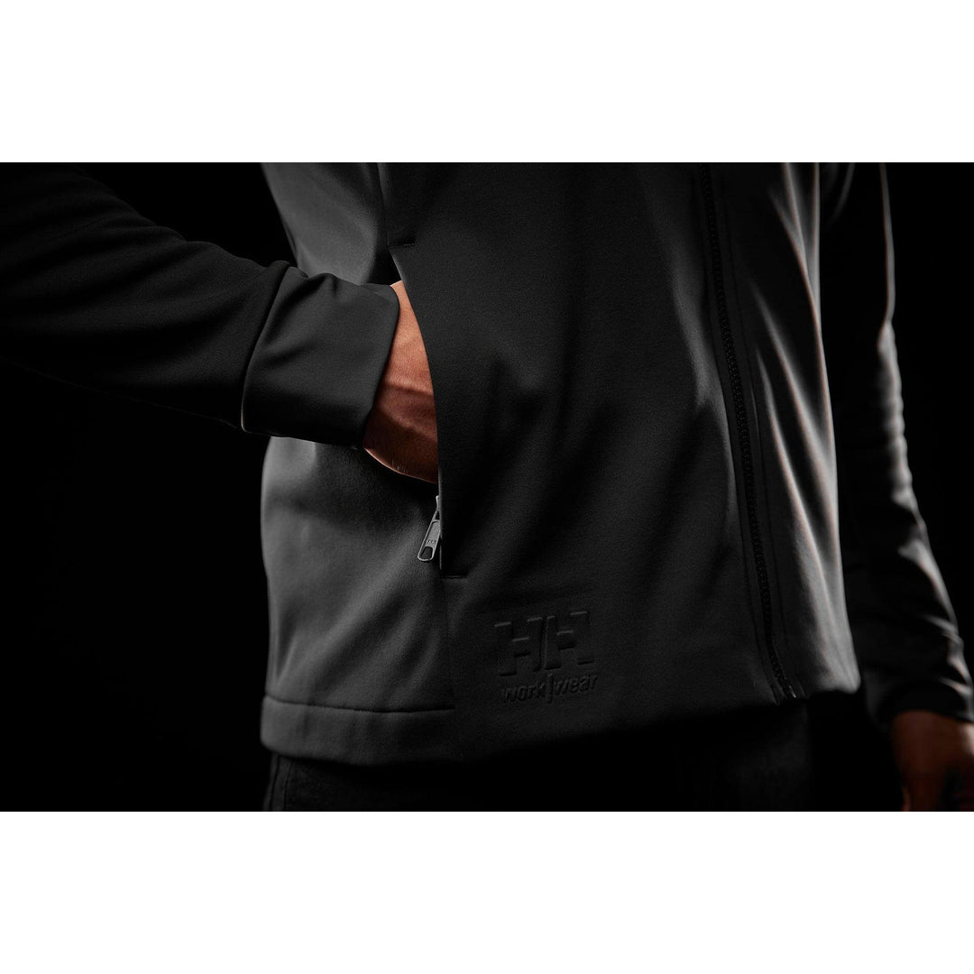 Helly Hansen Tech Midlayer Fleece Black Detail 2#colour_black