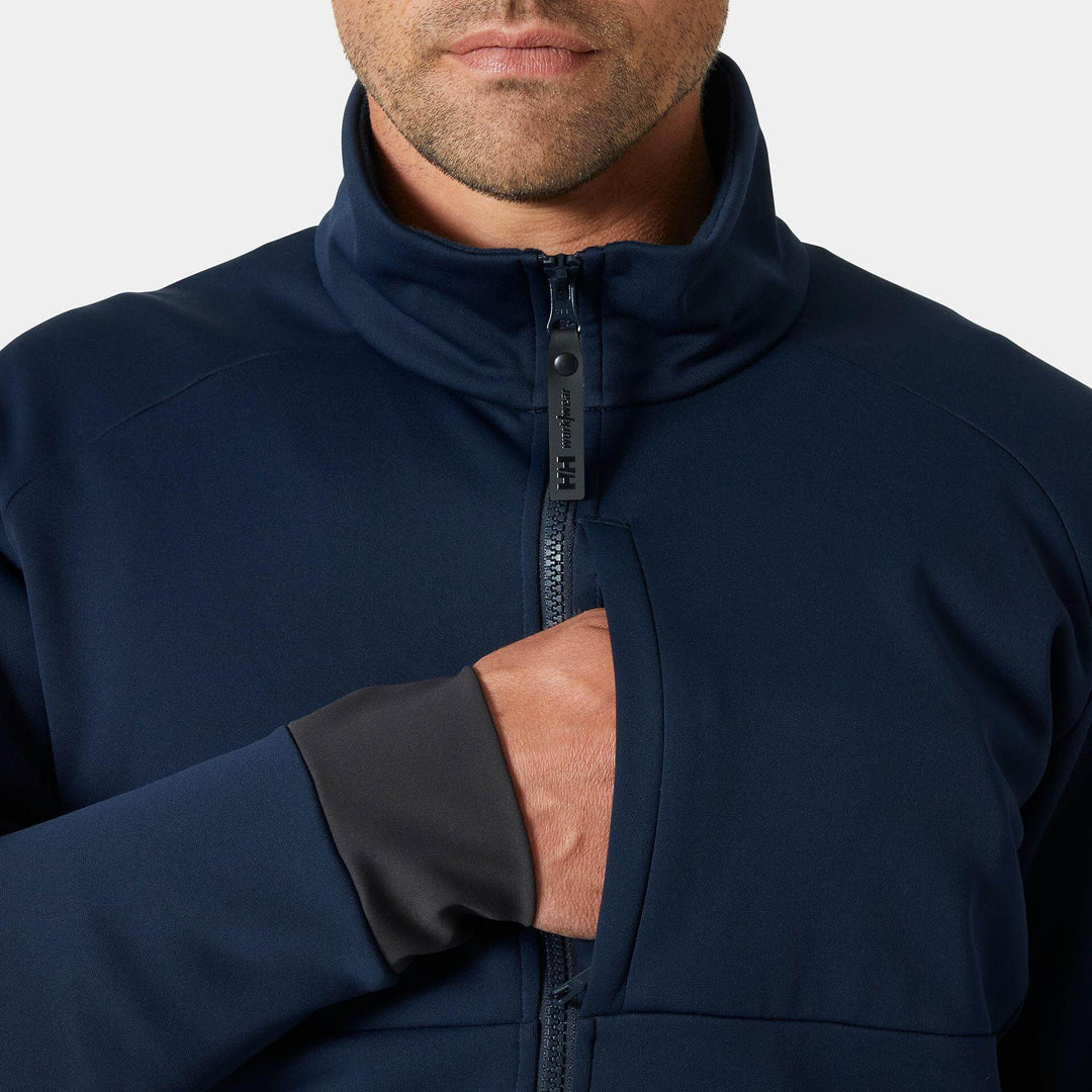 Helly Hansen Tech Midlayer Fleece Navy Feature 3#colour_navy