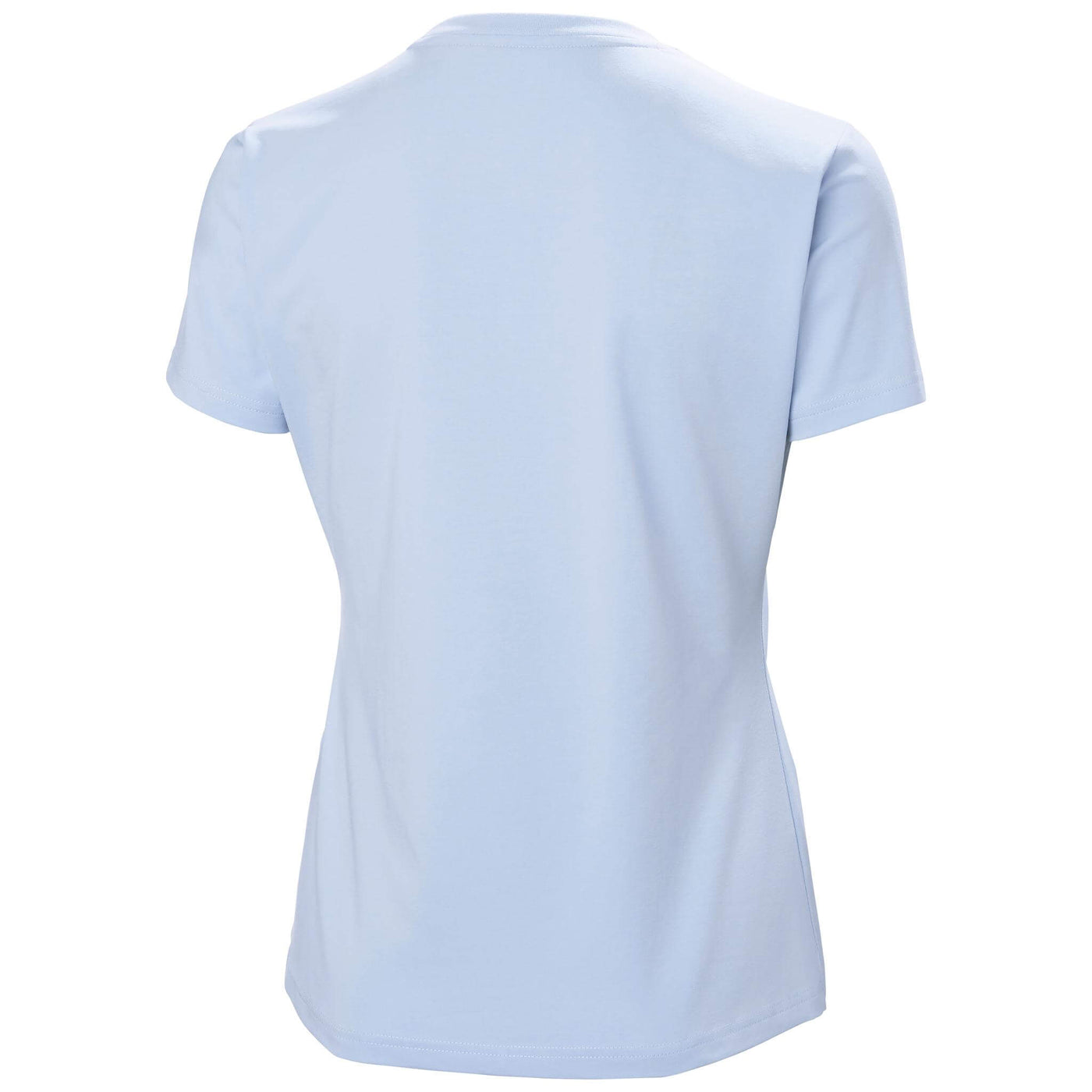 Helly Hansen W Womens HH Logo T-Shirt Pinnacle Blue Back#colour_pinnacle-blue