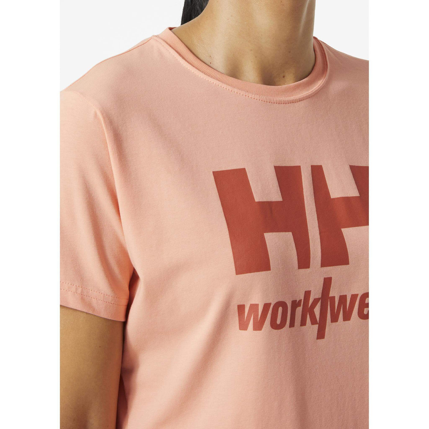 Helly Hansen W Womens HH Logo T-Shirt Rose Quartz Feature 2#colour_rose-quartz