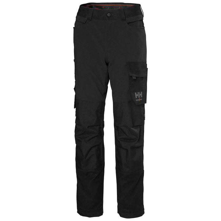 Helly Hansen Womens Luna 4X Connect Lightweight 4-Way Stretch Trousers Black Front#colour_black