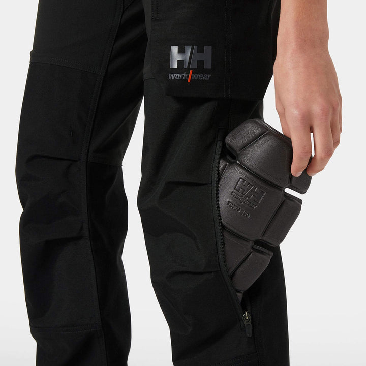 Helly Hansen Womens Luna 4X Connect Lightweight 4-Way Stretch Trousers Black Feature 2#colour_black