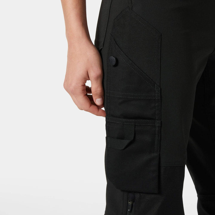 Helly Hansen Womens Luna 4X Connect Lightweight 4-Way Stretch Trousers Black Feature 3#colour_black