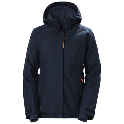 Helly Hansen Womens Luna Insulated Winter Jacket navy 1 Front #colour_navy