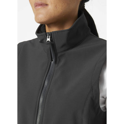 Helly Hansen Womens Manchester 2.0 Softshell Vest Ebony Feature 2#colour_ebony