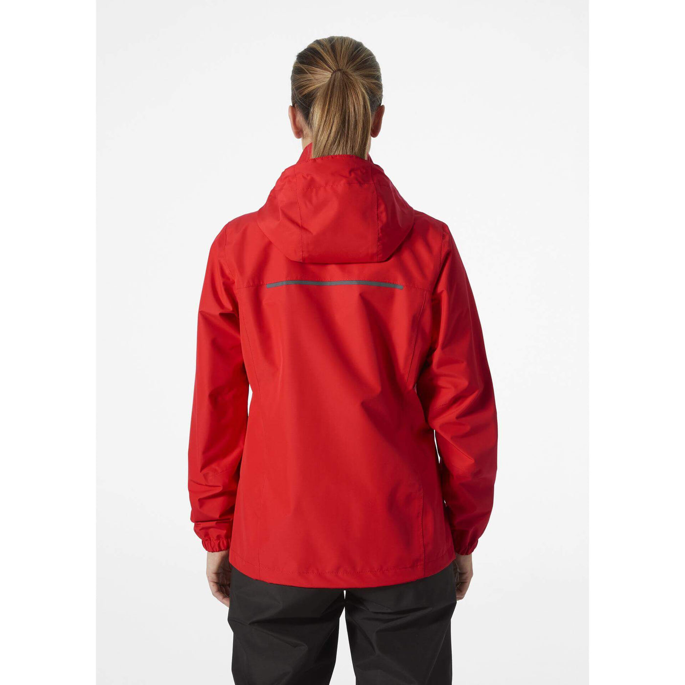 Helly Hansen Womens Manchester 2.0 Waterproof Shell Jacket Alert Red OnBody 2#colour_alert-red