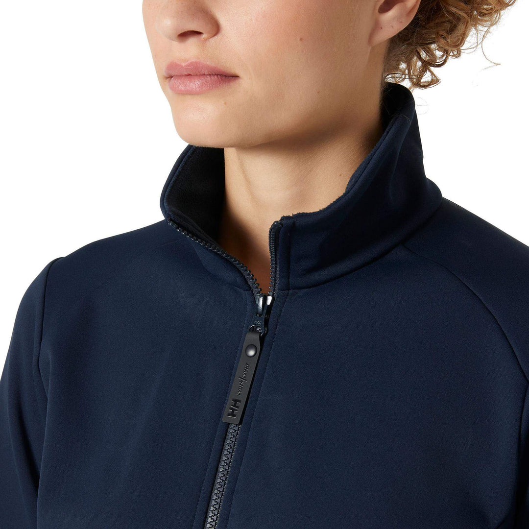 Helly Hansen Womens Tech Midlayer Fleece Navy Feature 2#colour_navy