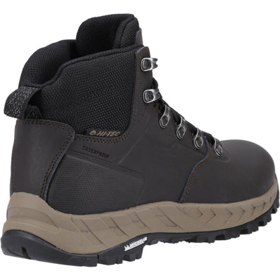 Hi-Tec Altitude VII WP Mens Waterproof Hiking Boots Chocolate Brown 2#colour_chocolate-brown