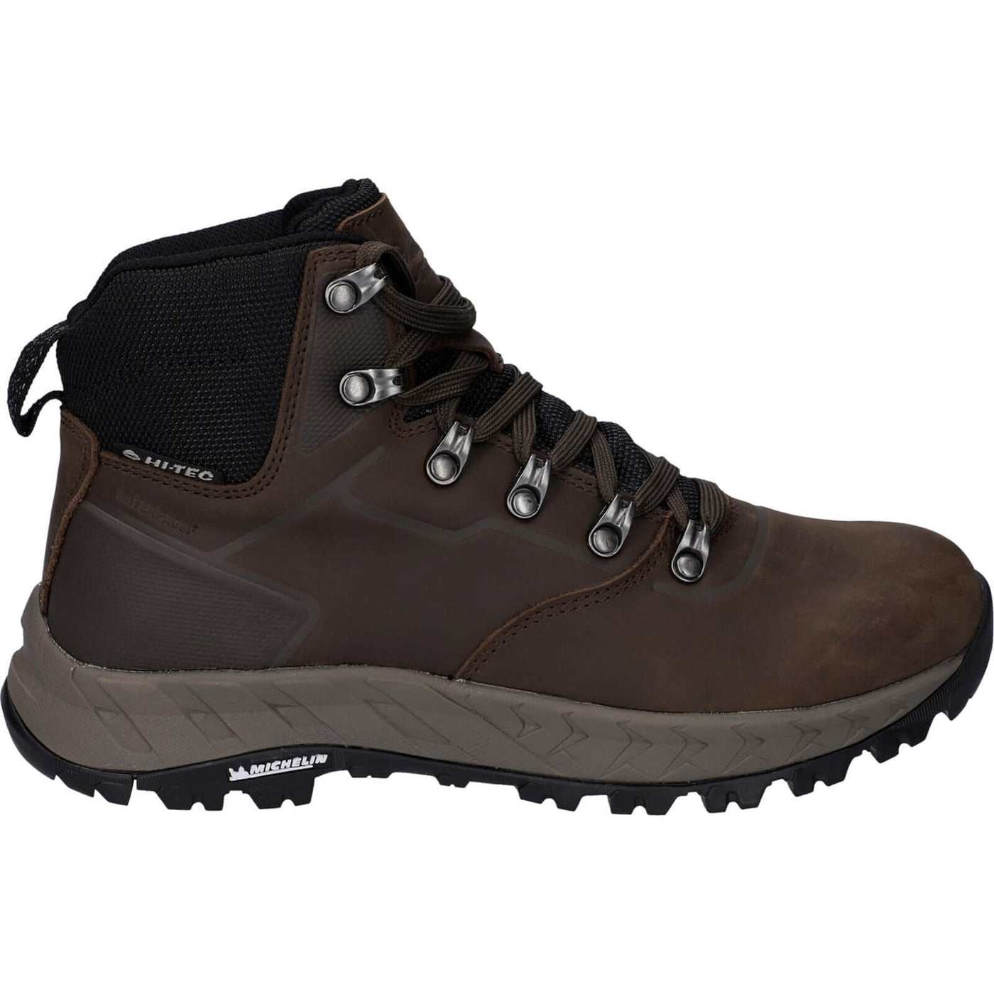 Hi-Tec Altitude VII WP Womens Waterproof Hiking Boots Chocolate Brown 5#colour_chocolate-brown