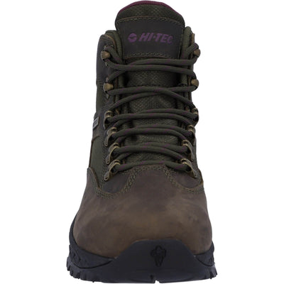 Hi-Tec Euro Trail Lightweight waterproof Hiking Boots Khaki 3#colour_khaki