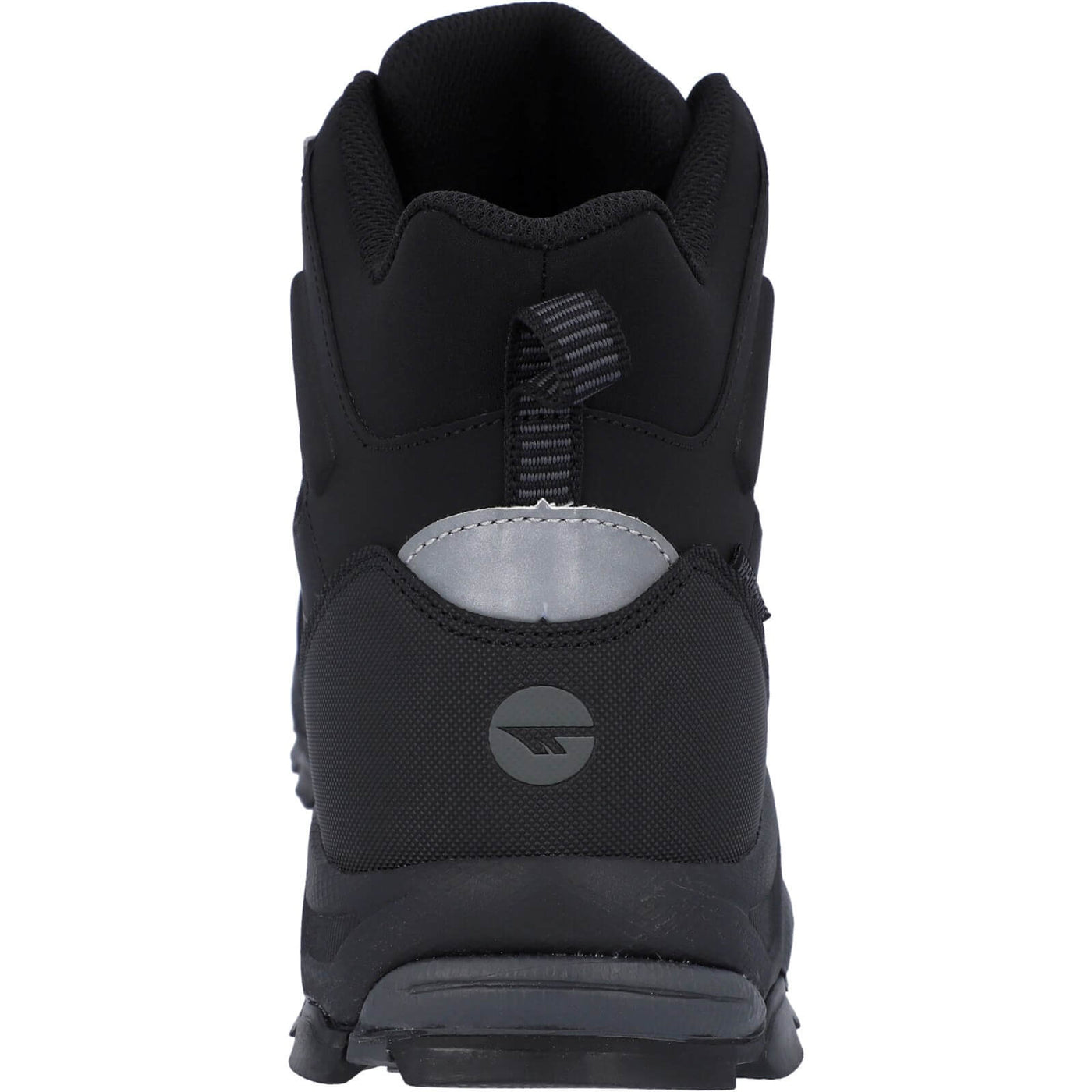 Hi-Tec Jackdaw Mid Lightweight Mens Waterproof Hiking Boots Black/Carbon Grey 2#colour_black-carbon-grey