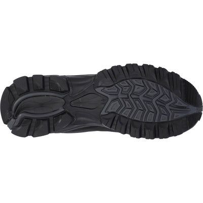 Hi-Tec Jackdaw Mid Lightweight Mens Waterproof Hiking Boots Black/Carbon Grey 3#colour_black-carbon-grey