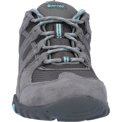 Hi-Tec Quadra II Hiking Shoes Grey/Mint 3#colour_grey-mint