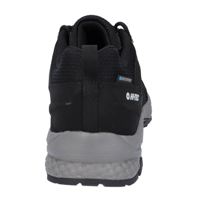 Hi-Tec Saunter WP Lightweight Waterproof Hiking Boots Black 2#colour_black