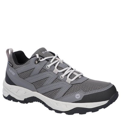 Hi-Tec Saunter WP Lightweight Waterproof Hiking Boots Grey 1#colour_grey