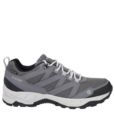 Hi-Tec Saunter WP Lightweight Waterproof Hiking Boots Grey 6#colour_grey