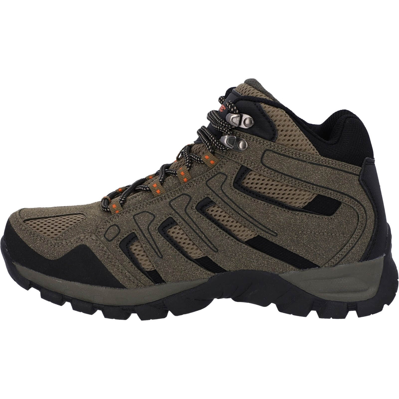 Hi-Tec Torca Mid Lightweight Waterproof Hiking Boots Dark Taupe/Desert 5#colour_dark-taupe-desert