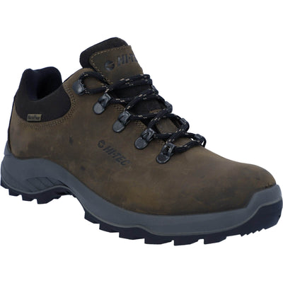 Hi-Tec Walk Lite Camino Ultra Lightweight Waterproof Hiking Boots Brown 1#colour_brown