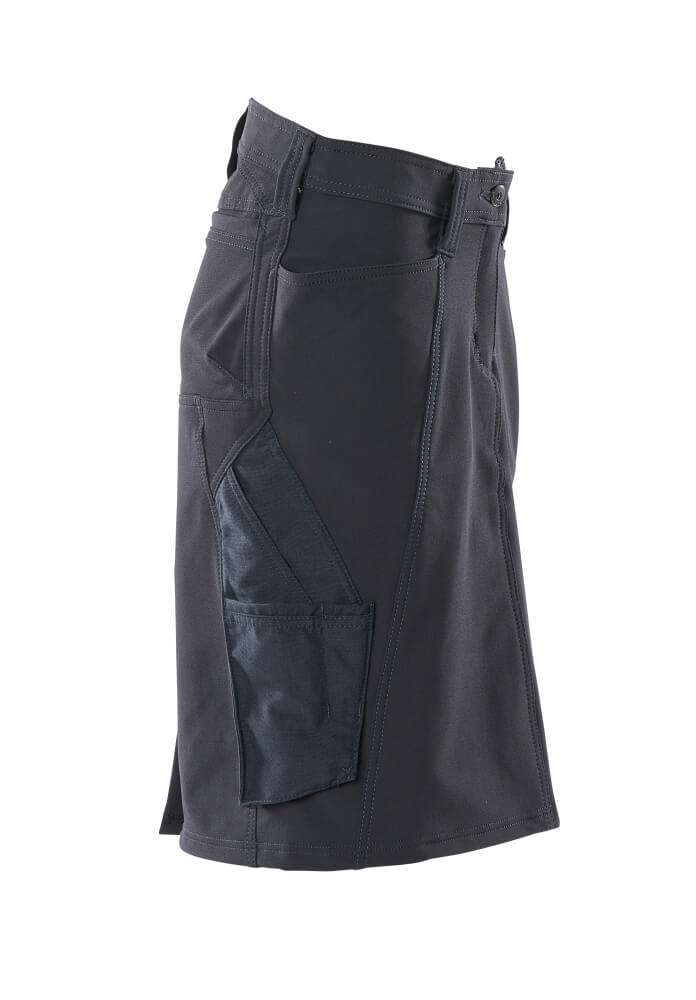 Mascot 4-Way-Stretch Work Skirt 18347-511 Left #colour_dark-navy-blue