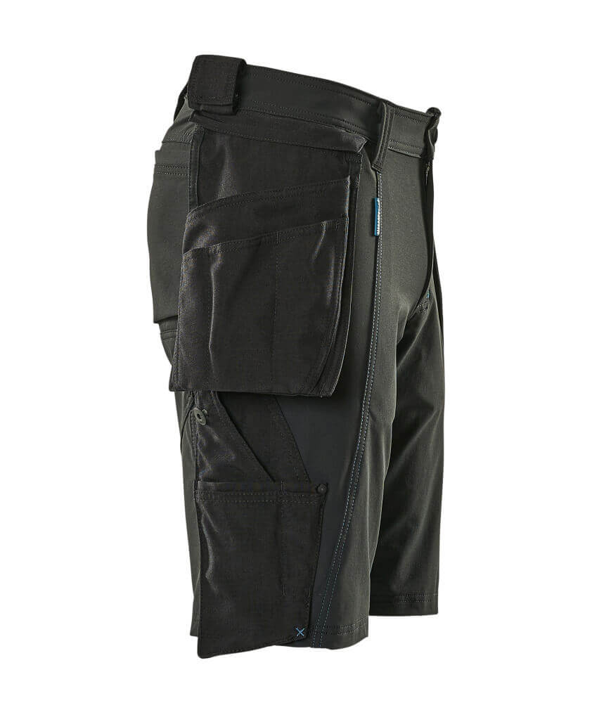 Mascot Advanced Work Shorts Holster-Pockets 17149-311 Left #colour_black