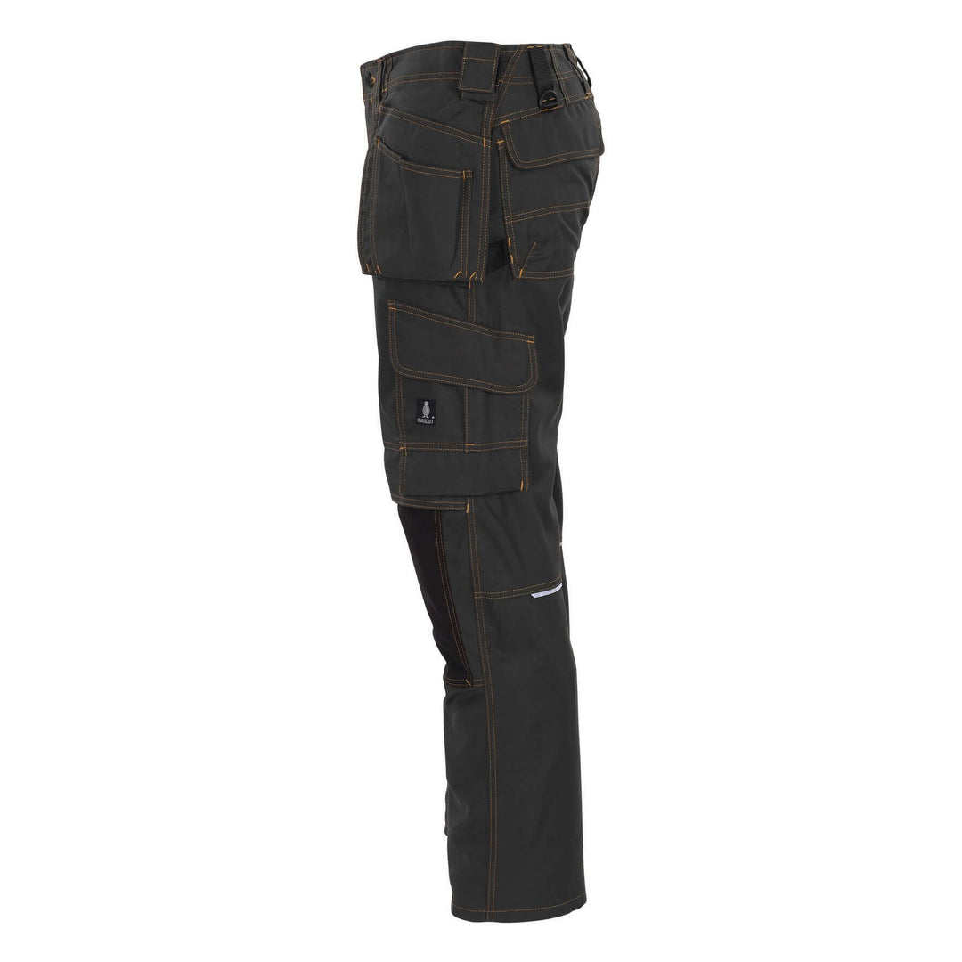 Mascot Almada Work Trousers 06231-010 Front #colour_dark-anthracite-grey