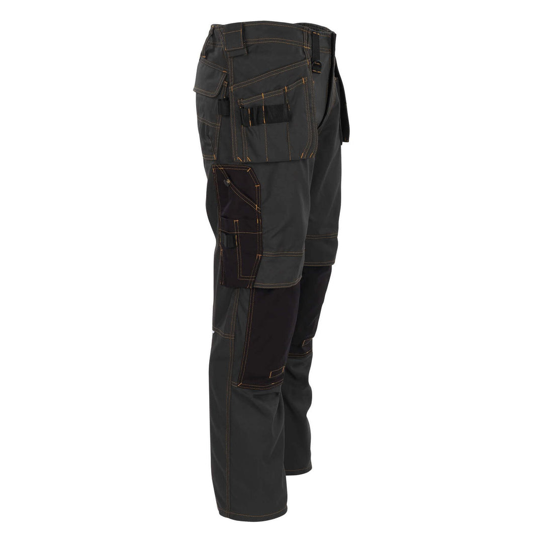 Mascot Almada Work Trousers 06231-010 Front #colour_dark-anthracite-grey