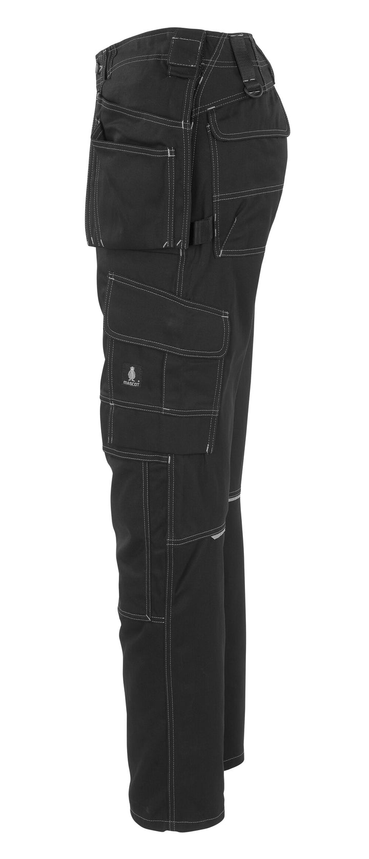 Mascot Atlanta Work Trousers Kneepad and Holster-Pockets 06131-630 Right #colour_black