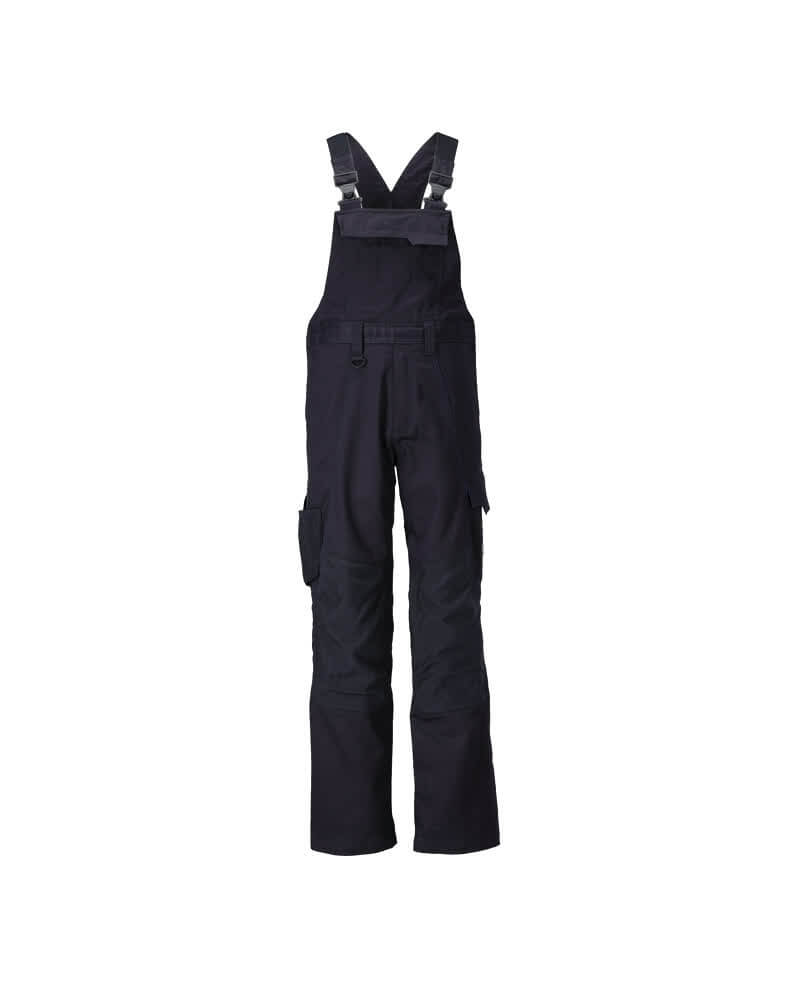 Mascot Bib & Brace with Cordura Kneepad Pockets 20769-563 Front #colour_dark-navy-blue