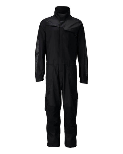 Mascot Boilersuit with Kneepad Pockets 20719-563 Front #colour_black