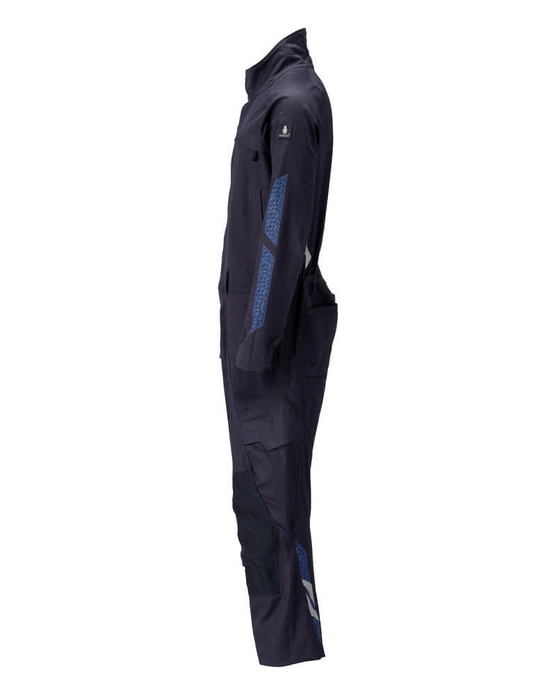 Mascot Boilersuit with Kneepad Pockets 20719-563 Right #colour_dark-navy-blue