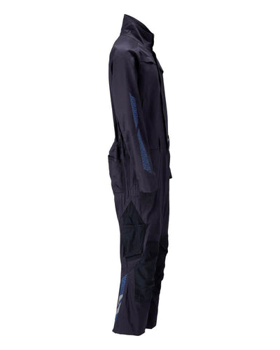 Mascot Boilersuit with Kneepad Pockets 20719-563 Left #colour_dark-navy-blue