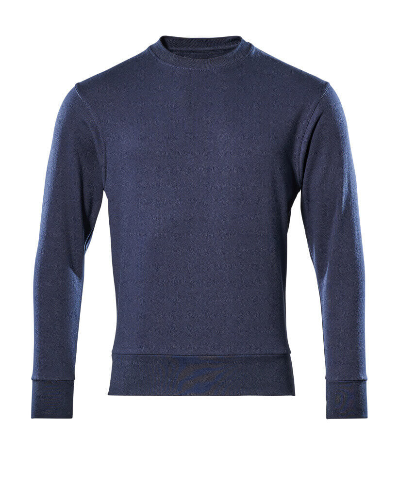 Mascot Carvin Sweatshirt Round-Neck 51580-966 Front #colour_navy-blue