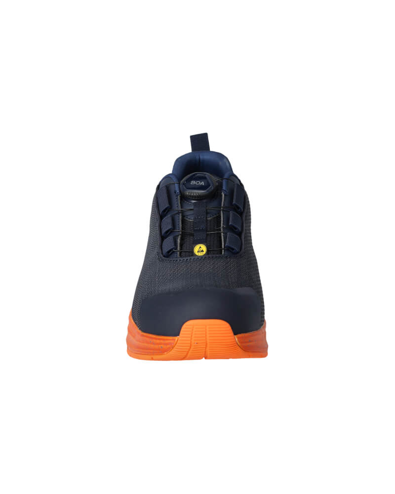 Mascot Composite Toe Cap ESD BOA S1PS Safety Shoes F1601-909 Right #colour_dark-navy-bright-orange