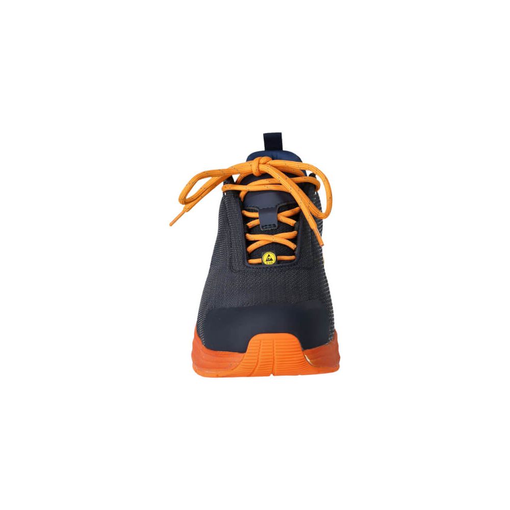 Mascot Composite Toe Cap S1PS ESD Safety Shoes F1600-909 Right #colour_dark-navy-bright-orange