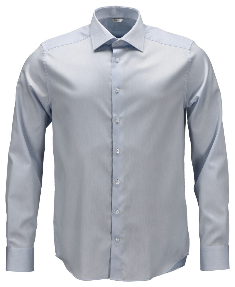 Mascot Cotton Easy Iron Cutaway Collar Shirt 22104-742 Front #colour_light-blue